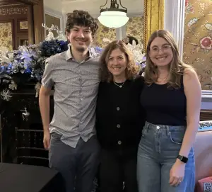 Hilary with her family